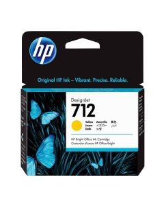 3ED69A Tinta HP 712 Amarillo de 29 ml