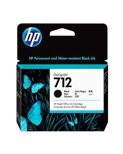 3ED71A Tinta HP 712 Negro de 80 ml