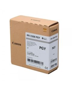 Tinta Canon Gris claro PFI-3300PGY de 330 ml.