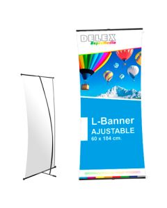 Display L-Banner ajustable