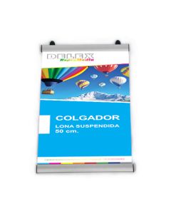 Colgador lona publicidad 50 cm.